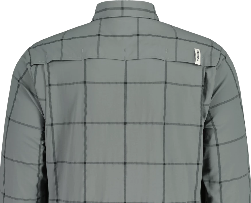 FALZM Herren-Langarm-Bikehemd , Shade Check Von MALOJA 6 FALZM Herren-Langarm-Bikehemd , Shade Check Von MALOJA – Bild 4