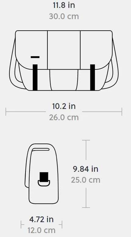 FLIGHT CLASSIC MESSENGER S , Schwarz Blau Von TIMBUK2 8 FLIGHT CLASSIC MESSENGER S , Schwarz Blau Von TIMBUK2 – Bild 6