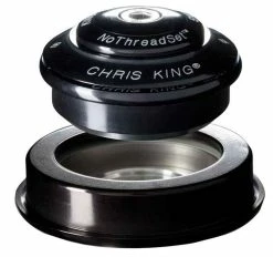 Chris-king INSET-2 PRESS FIT Steuersatz 1-1/8"/1.5" (Zero Stack), Schwarz Von CHRIS KING