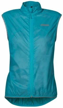 AEOLUS Damen-Windweste, Türkis Von VELOPLUS SWISS DESIGN