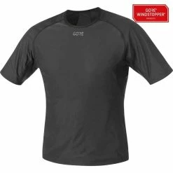 M GWS BASE LAYER Herren-Windstopper-Kurzarmshirt, Black Von GORE WEAR
