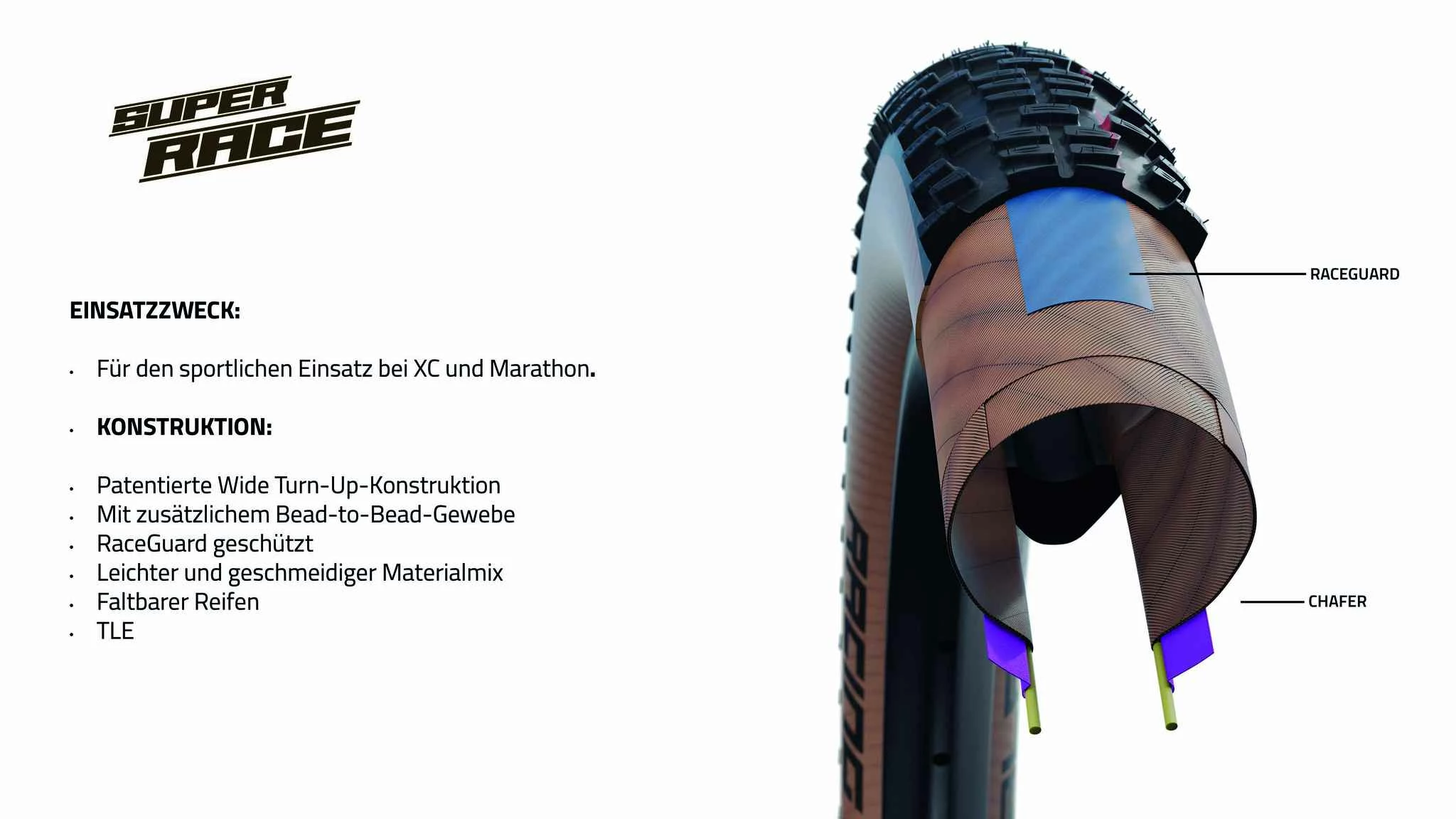 RACING RAY Evo Super Race Transparent-Skin (29") MTB-Reifen, Transparent-Skin Von SCHWALBE 5 RACING RAY Evo Super Race Transparent-Skin (29") MTB-Reifen, Transparent-Skin Von SCHWALBE – Bild 3