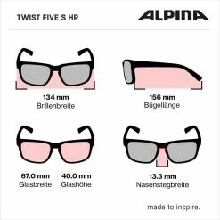 TWIST FIVE VL+ Fogstop Sportbrille Mit Glas Grau Oder Orange, Schwarz / Grau Von ALPINA -Günstiges E-Bikes Geschäft 7iJXnBz6jiq8xPYAftewQw 33005820 022 5
