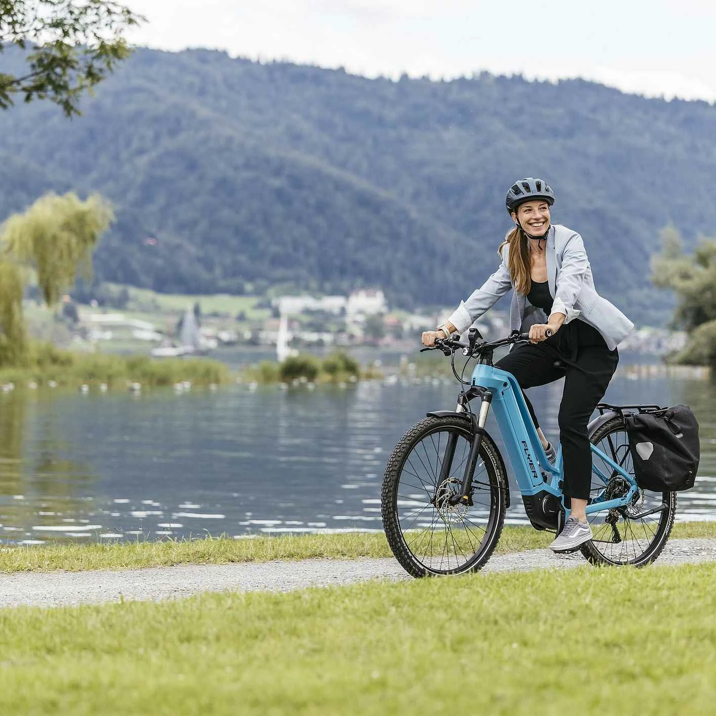 GOROC 2 2.10 E-City- Und Alltagsvelo 25km/h, Coast Blue Black Matt Von FLYER 4 GOROC 2 2.10 E-City- Und Alltagsvelo 25km/h, Coast Blue Black Matt Von FLYER – Bild 2