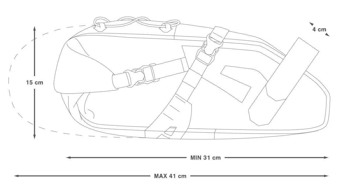 EXPEDITION SADDLE PACK 9L Satteltasche, Grey Von APIDURA 9 EXPEDITION SADDLE PACK 9L Satteltasche, Grey Von APIDURA – Bild 8