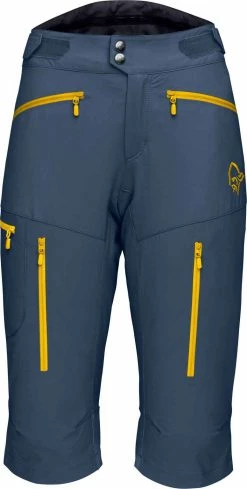 Norrøna FJØRÅ FLEX 1 Damen-Bikeshorts, Vintage Indigo Von NORRØNA