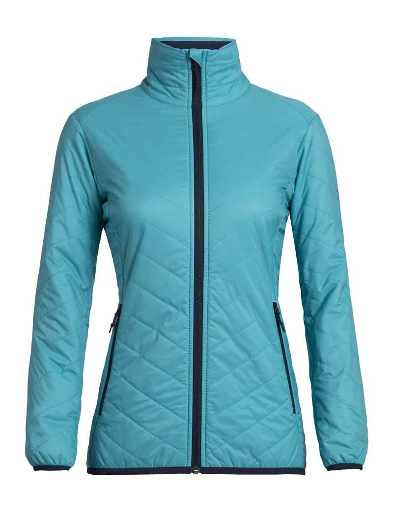 HYPERIA LITE Damen-Loftjacke, Türkis Von ICEBREAKER 3 HYPERIA LITE Damen-Loftjacke, Türkis Von ICEBREAKER
