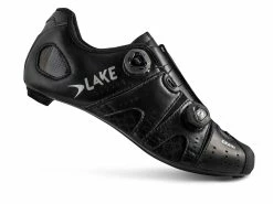 Lake CX241X Rennvelo- Schuhe, Schwarz-silber Von LAKE