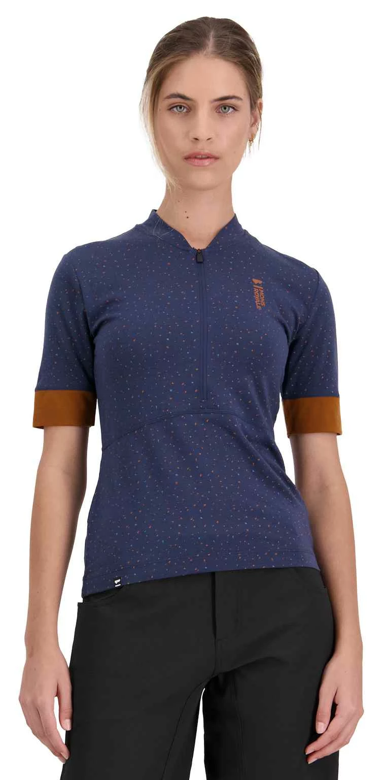 CADENCE Damen-Kurzarmtrikot , Midnight Terrazzo Von MONS ROYALE 4 CADENCE Damen-Kurzarmtrikot , Midnight Terrazzo Von MONS ROYALE – Bild 2