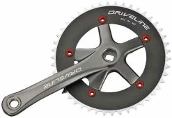 FIXI Single Speed Kurbel 42 Zähne, Grau Von DRIVELINE