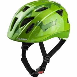 XIMO FLASH Kinderhelm Mit Blinklicht, Grün Von ALPINA