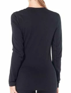 200 OASIS Damen-Merino-Langarmshirt, Schwarz Von ICEBREAKER -Günstiges E-Bikes Geschäft MYJ21sbsK0XVEiUecYGXH 33003469 001 3