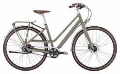 LAZY DAY GATES ALFINE 11 Wmn City- Und Alltagsvelo, Olive Matt Von IBEX