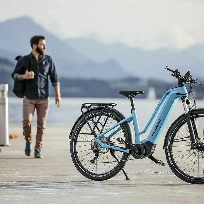 GOROC 2 2.10 E-City- Und Alltagsvelo 25km/h, Coast Blue Black Matt Von FLYER 7 GOROC 2 2.10 E-City- Und Alltagsvelo 25km/h, Coast Blue Black Matt Von FLYER – Bild 5