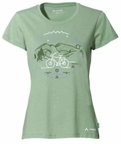 CYCLIST Damen-Kurzarmshirt , Willow Green Von VAUDE