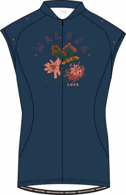 VANILM 1/2 Damen-Singlet , Midnight Von MALOJA