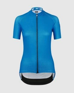UMA GT SUMMER C2 Damen-Kurzarmtrikot , Cyber Blue Von ASSOS