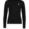 CASCADE Damen-Merino-Langarmshirt , Black Von MONS ROYALE