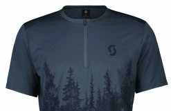TRAIL FLOW ZIP Herren-Kurzarmtrikot , Metal Blue/Dark Blue Von SCOTT -Günstiges E-Bikes Geschäft wr3ZofHKhlXe7ZiCSybQH 33016665 7378 2